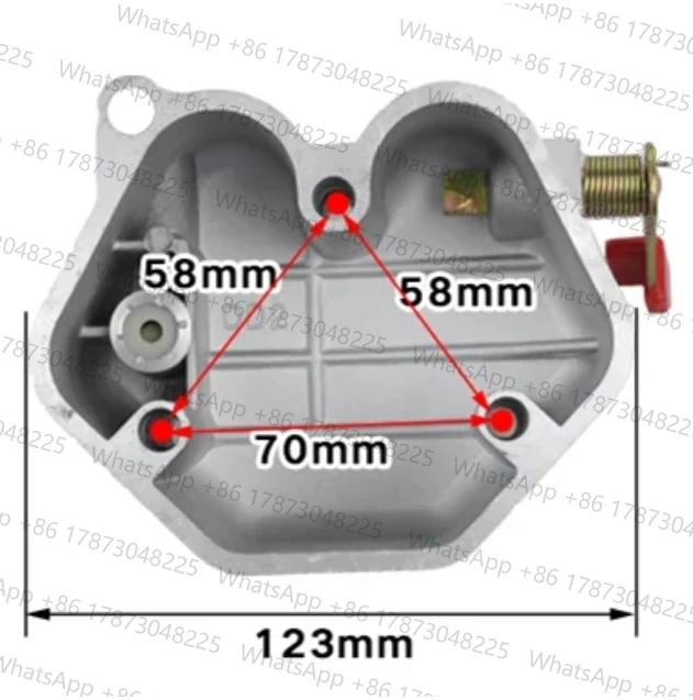 

Cylinder head cover for Chinese 192F diesel engine decompression cover