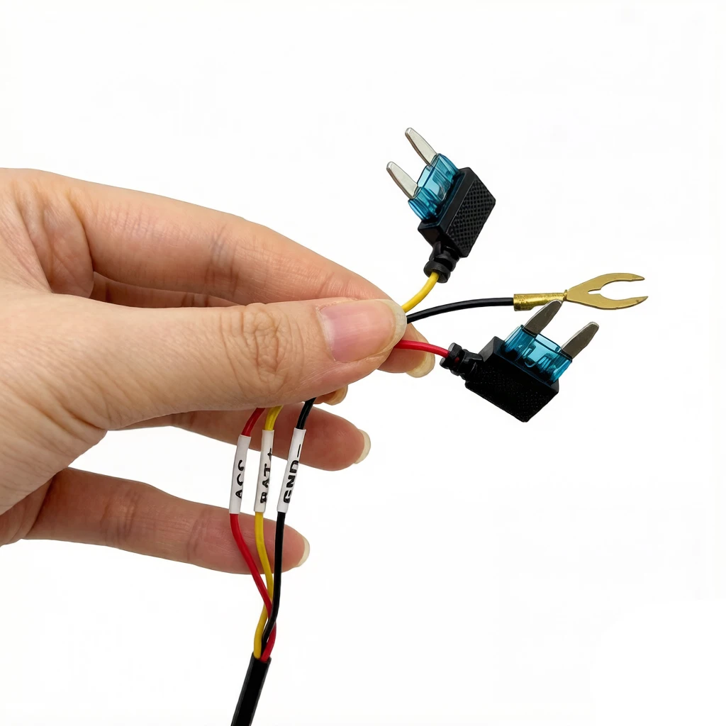 12 24V to 5V 2.5A Type C Hardwire Kit for Dash Cam with ACC Function, 24H Parking Monitor  Low Voltage Protection Car DVR view 4