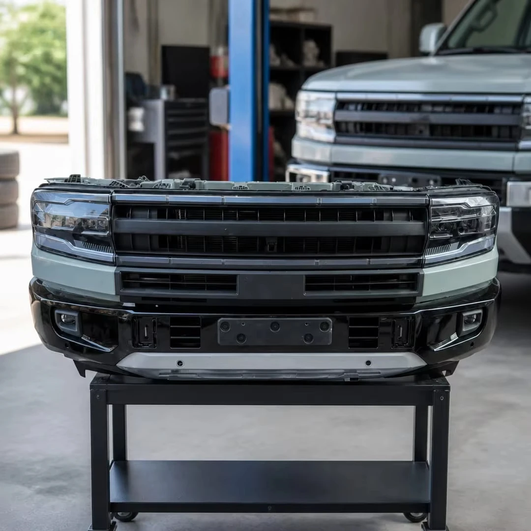 Front Nose Cut Assembly for 2023-2025 BYD Fangchengbao Leopard 5 Bao 5 Bumper Grille Headlight Radiator Kit Wholesale