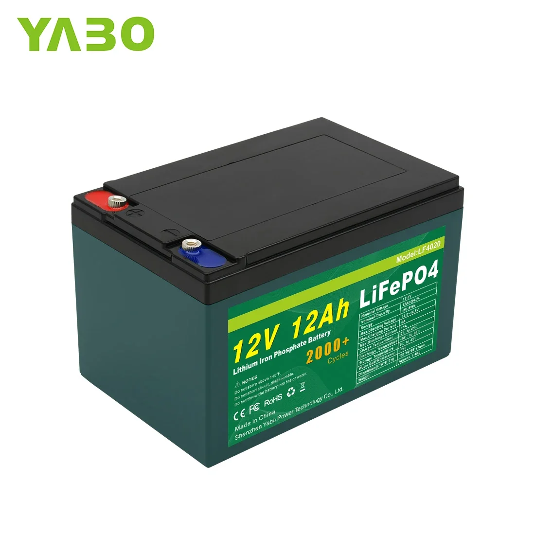 High Performance Ready to Ship 4S2P Lithium Ion Lifepo4 Cell 12v 12ah Lifepo4 Battery