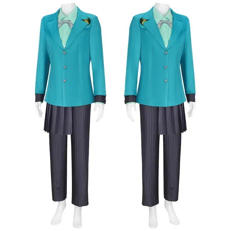 

Movie Wicked School Uniform Blue Outfits Suit Performance Uniform Halloween Carnival Role Play Uniform For Women