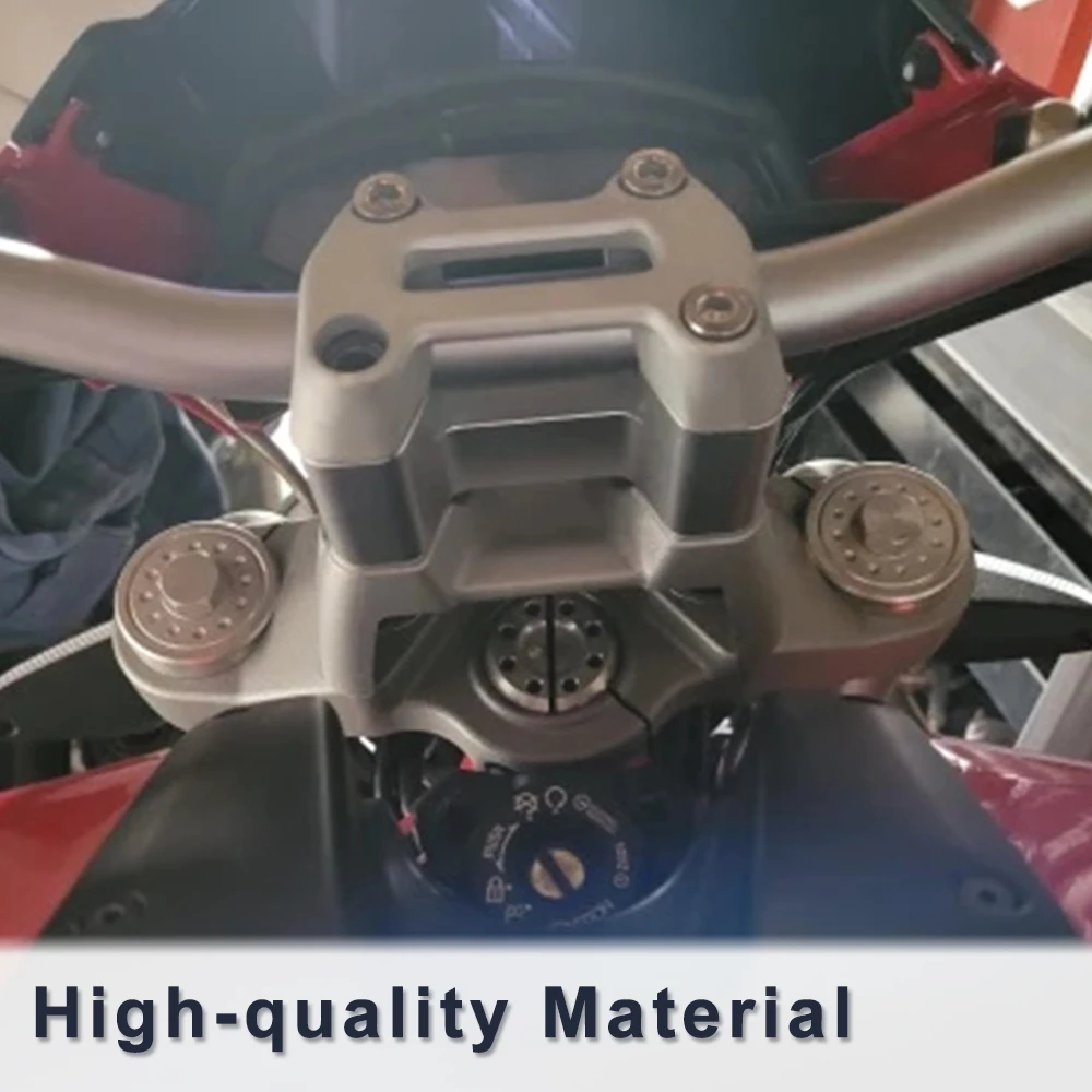 Fit For Ducati Monster 659 696 795 2009-2016 Motorcycle CNC Handlebar Mount Riser Clamp 1.5" Handle Bar Riser Spacer view 6