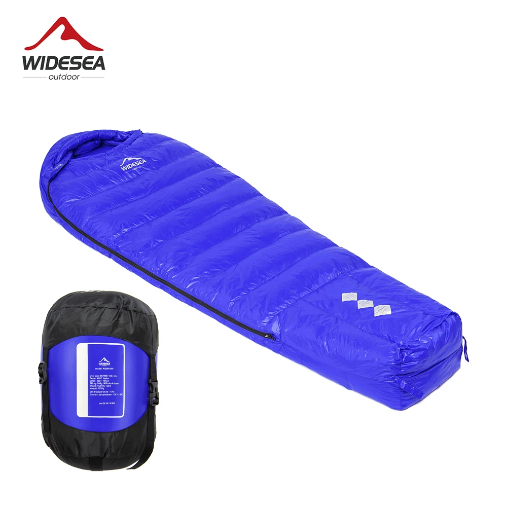 

Widesea Waterproof Cold Temperature Winter Sleeping Bag Down Spring Autumn Outdoor Traveling Hiking Backpacking Tent Bed