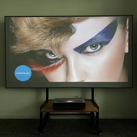 Affordable 150 Inch Max Grey Diamond UST Frame Projection Screen for Ultra Short Throw Laser 4k Projector Curtain