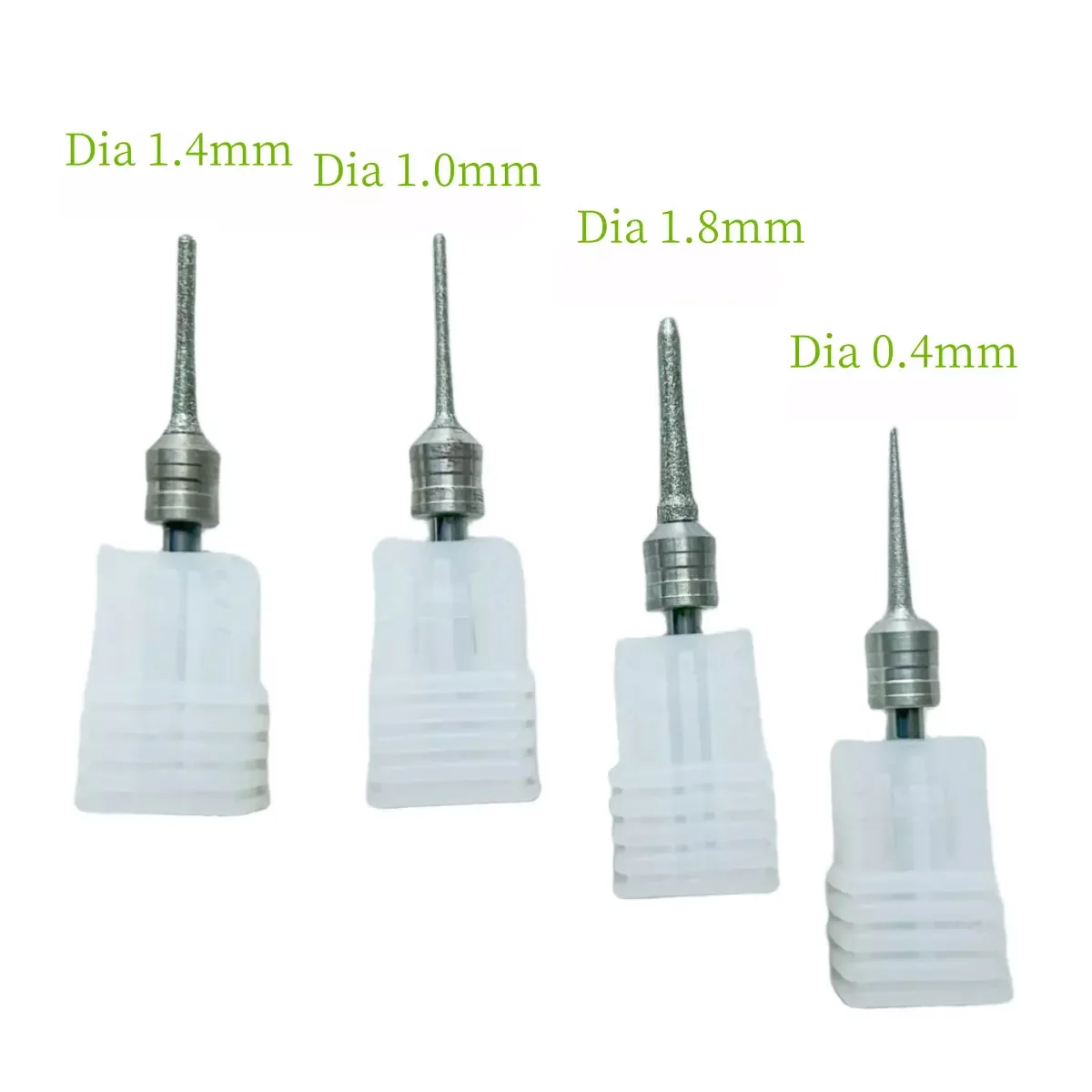 Amann Girrbach สําหรับแบตเตอรี่ลิเธียม Disilicate Dental Lab Milling Burs NC D3 บดวัสดุเจาะ 1.8 1.4 1.0 0.4 เครื่องมือ