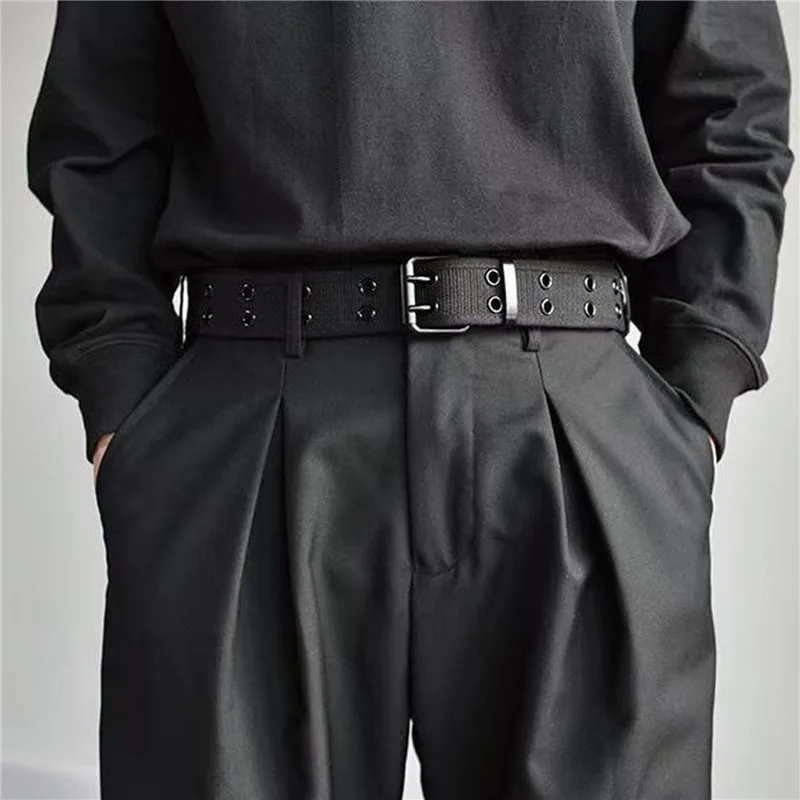 High Quality Canvas Tactical Belt For Men Metal Buckle Luxury Webbing Waistband Outdoor Sport Male Training Belts