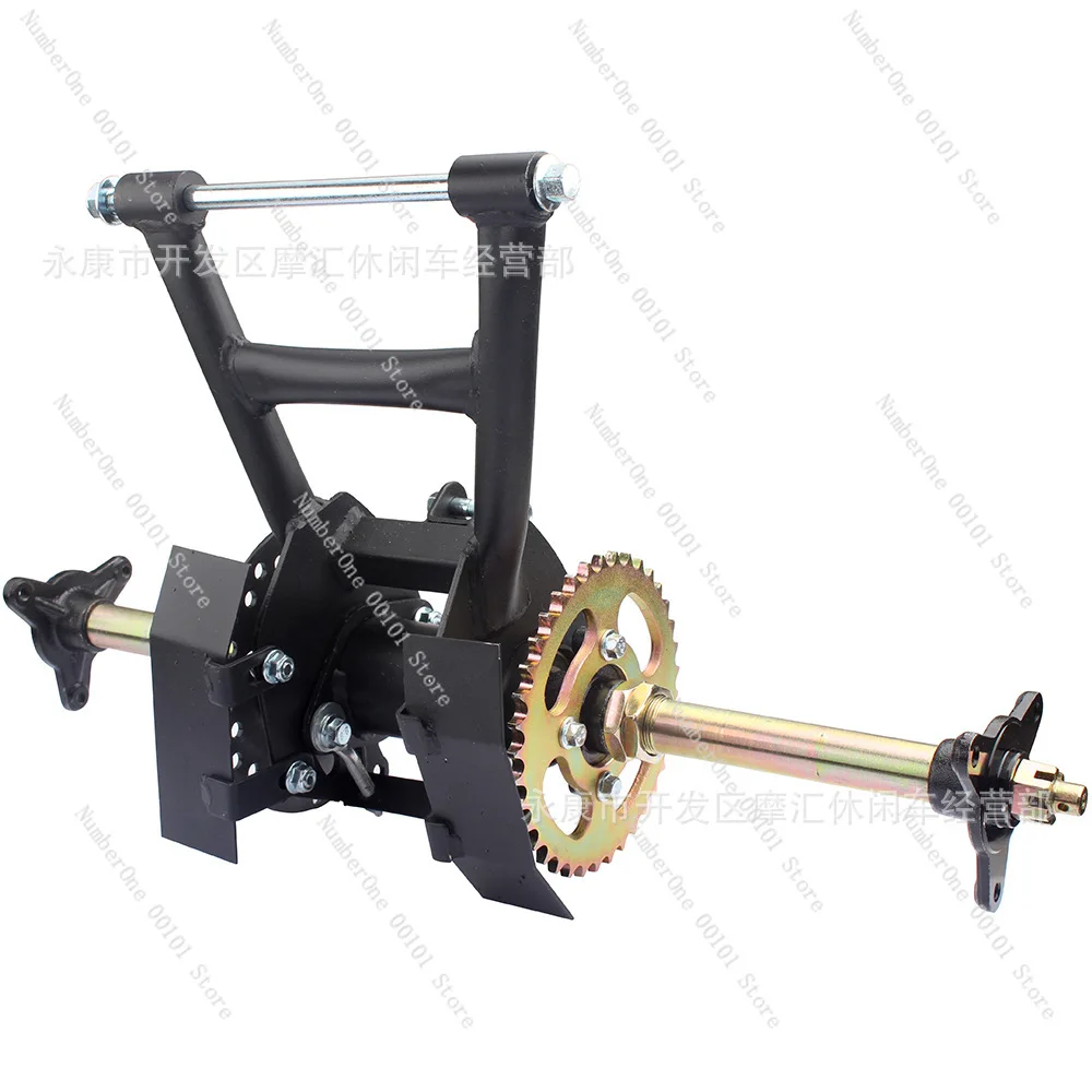 Four-wheel motorcycle beach car 50-125CC 6/7 inch rear axle flat fork with rocker arm sprocket disc brake disc full set
