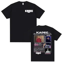 Rapper Kadec Santa Anna 2025 Tour T Shirt Men Women High Quality Casual Oversized T-shirts Vintage 100% Cotton Crewneck T-shirt