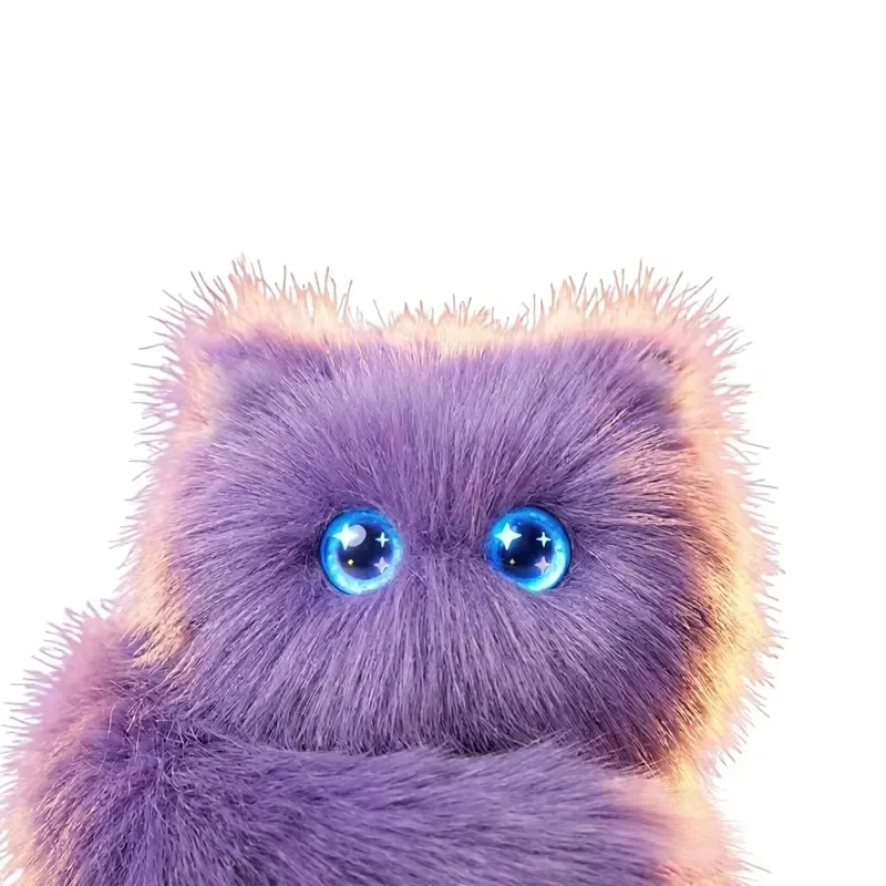 AI Smart Plush Toy Interactive Talking Doll Educational Pendant LCD Screen Cute Eye Gift for Kids Couple Voice Control App