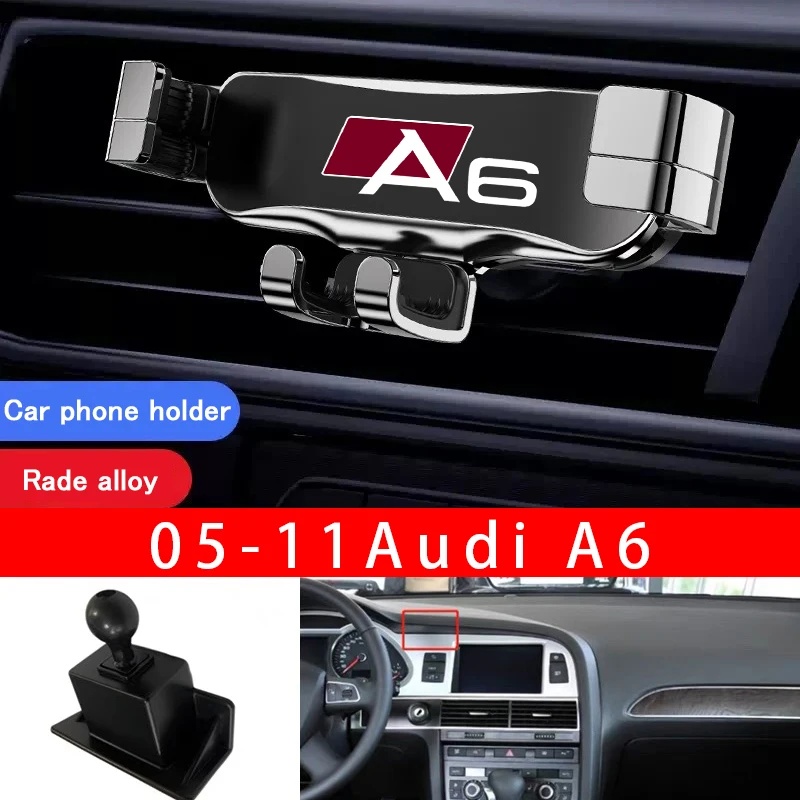 

Car Interior Mobile Phone Holder Dedicated Special Vehicles for Audi A6 2005-2009 2010 2011 2012 2013 2014 2015 2016 2017 2018