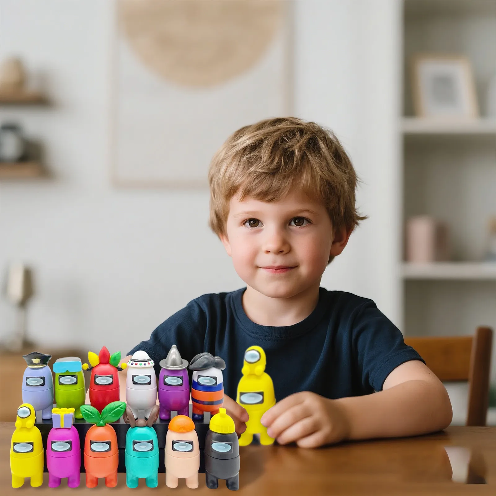 Juego de juguetes de figuras de anime móviles de PVC duraderos, colección de personajes de superhéroes para regalos decorativos de muñecas de escritorio y recuerdos de fiesta