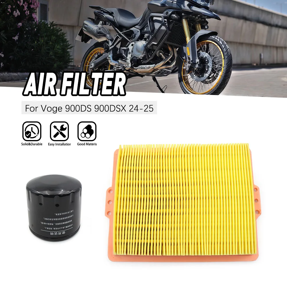

Motorcycle Air Filter Intake Oil Filter Cleaner For VOGE 900DS 900DSX DS900 X 900X DSX900 2024 2025 Maintenance Replacement Part