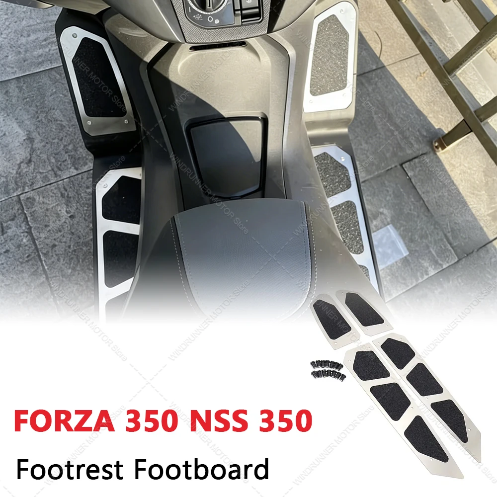 

For FORZA 350 NSS 350 Motorcycle Accessories Footrest Footboard Anti Slip Pedal Foot Pad Footpad Pedal FORZA 350 2025
