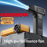 400000RPM Violent Fan Dust Blowing Brushless Ultra Turbo Fan Jet Battery Display High-Speed Handheld Powerful Blower Low Noise
