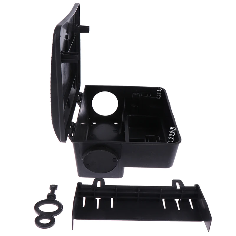 Rat Mice Mouse Rodent Poison Boxes Pest Control Bait Station Box Trap Key Home