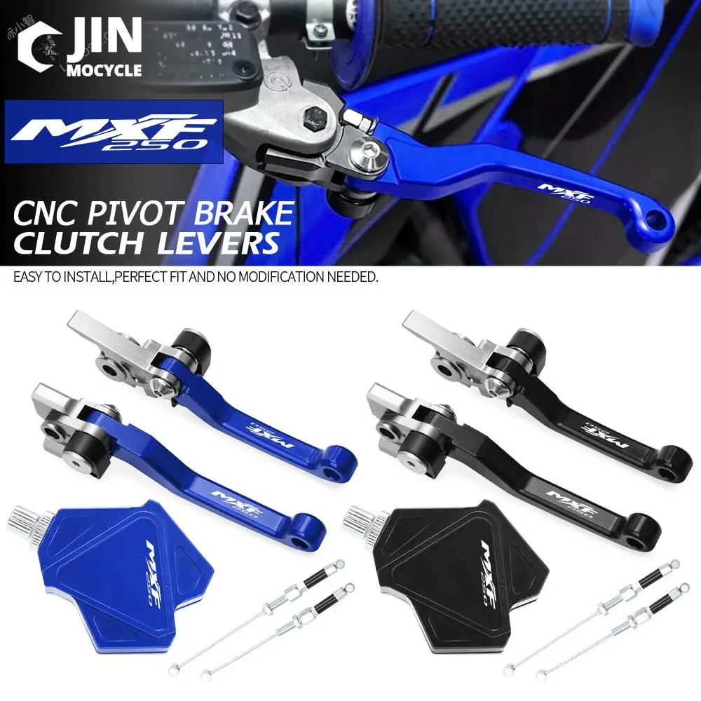 

Motorcross Dirt Bike Handlebar Brake Clutch Levers Stunt Clutch Pull Cable Lever Replacement Easy System For TM MXF250 2019 2020