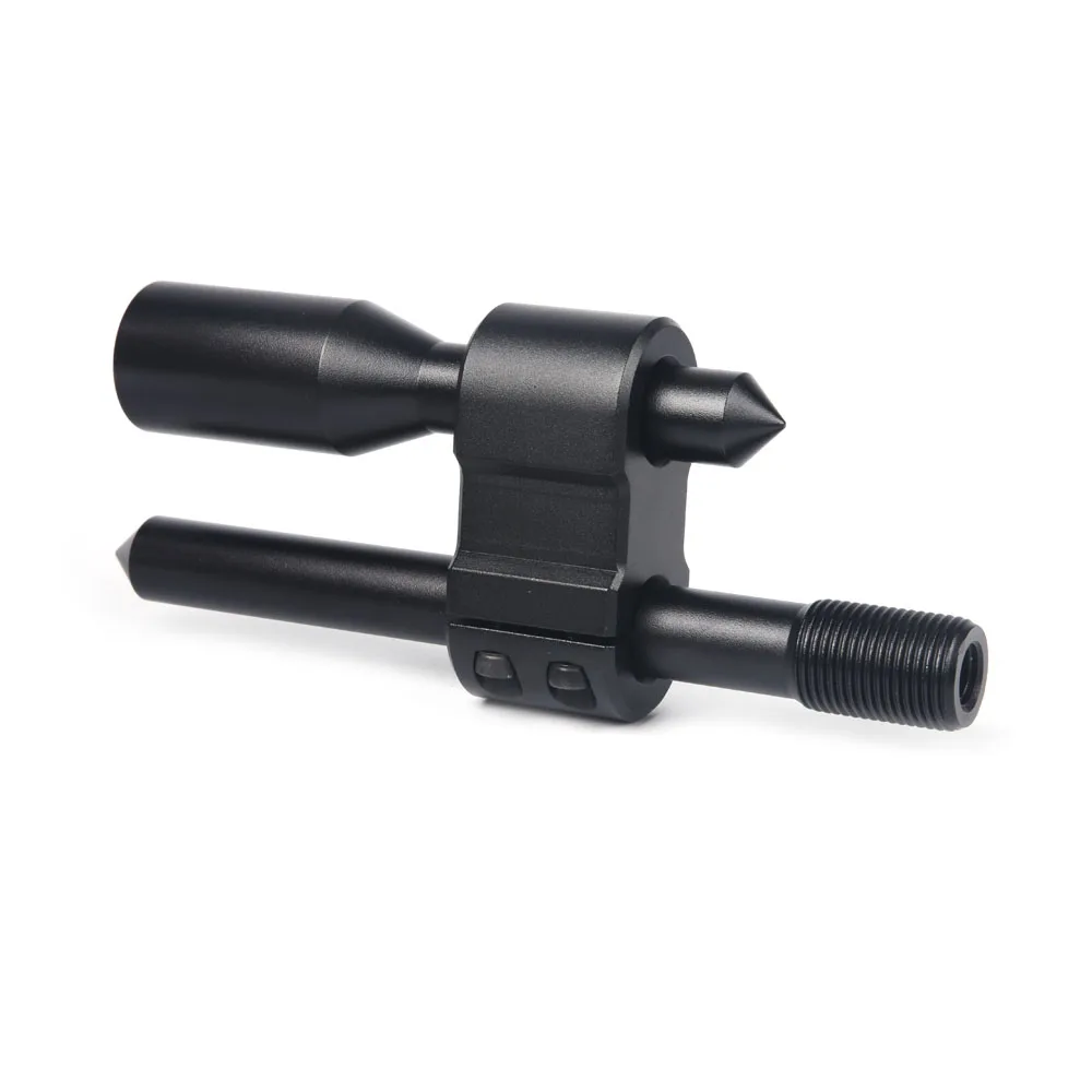 Mechanische Textur Hochwertiger Auto-Aluminium H-Typ Schaltknauf-Verlängerung Einstellbarer Schalthebel mit Drei Adaptern – Detail 5