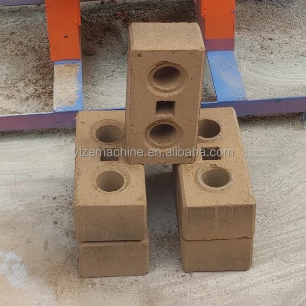 Hand operated electric die sel interlocking block machine manual red mud equipment interlocking clay brick making machine