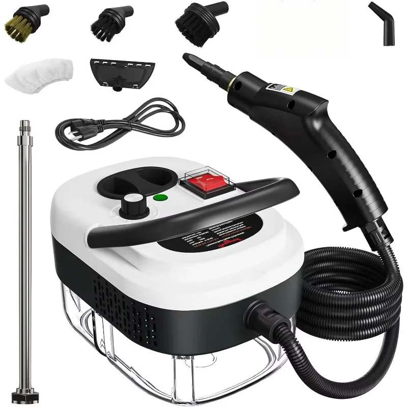 

Portable 2500 Watt High Temperature Steam Cleaner with Brush Head Electric Car Family Hotel 220 Volt US Plug