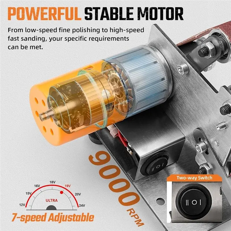 [abfi-】-mini-electric-belt-sander-knifesharpener-sanding-machine-small-bench-grinder-kit-for-knifemaking-us-plug