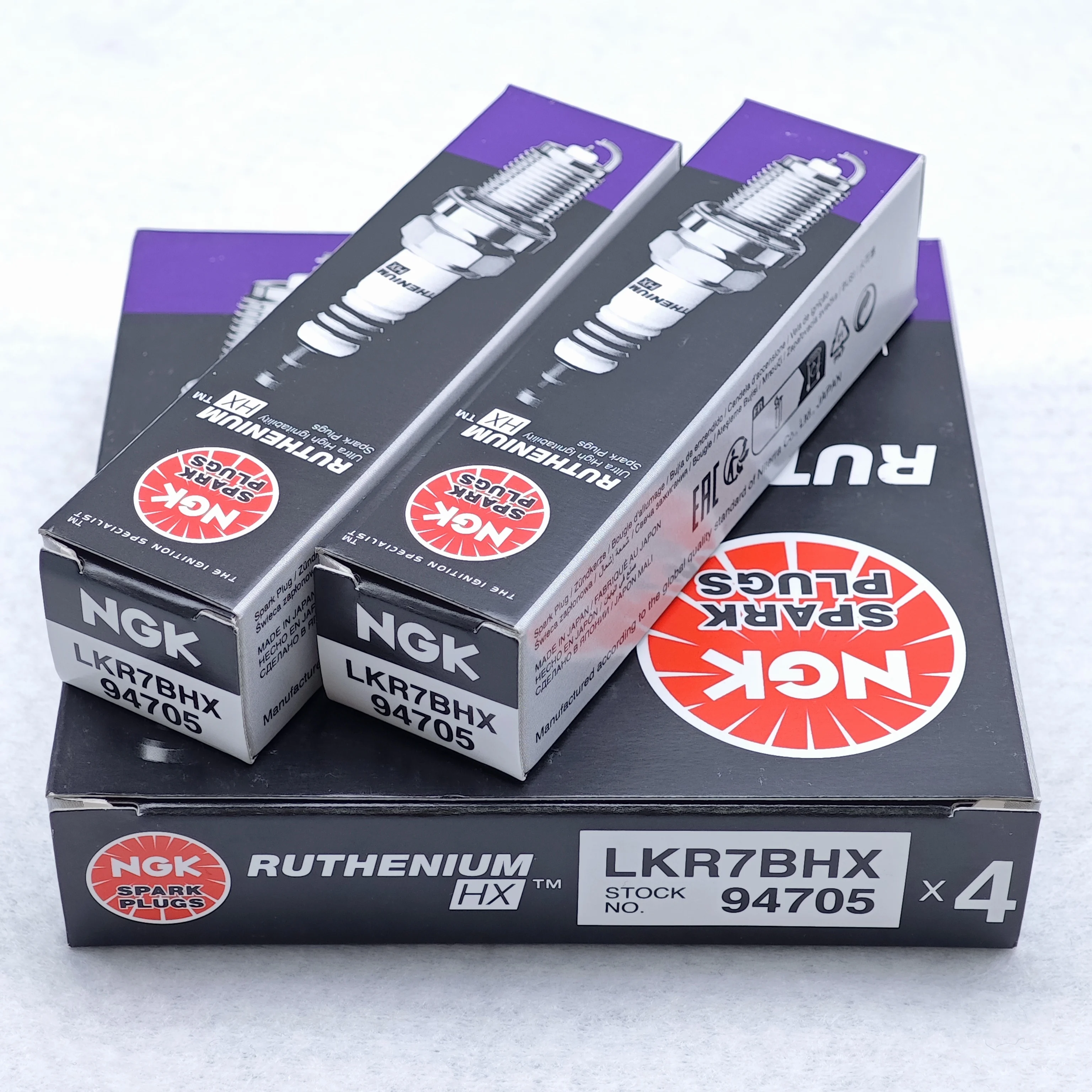 6pcs Original NGK Ruthenium Spark Plug LKR7BHX 94705 Suitable for JEEP Grand Cherokee 3.5