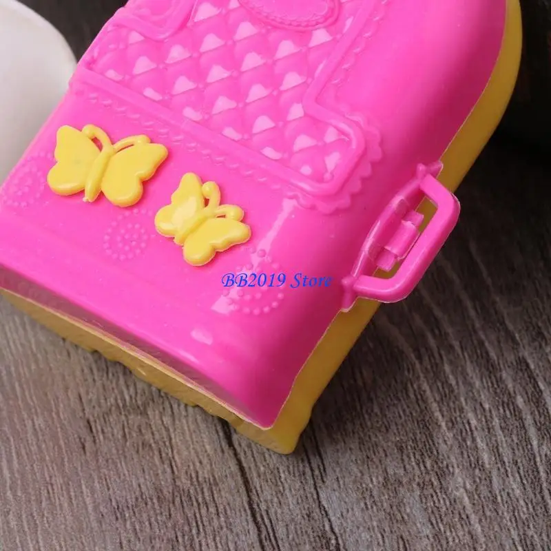 q0kb สาวตุ๊กตาพกพาไปมาสเกลสำหรับการเดินทางสำหรับเคส Reborns สำหรับตุ๊กตาภาพถ่ายอุปกรณ์ประกอบฉากสำหรับเล่น DIY Toy Princess Doll