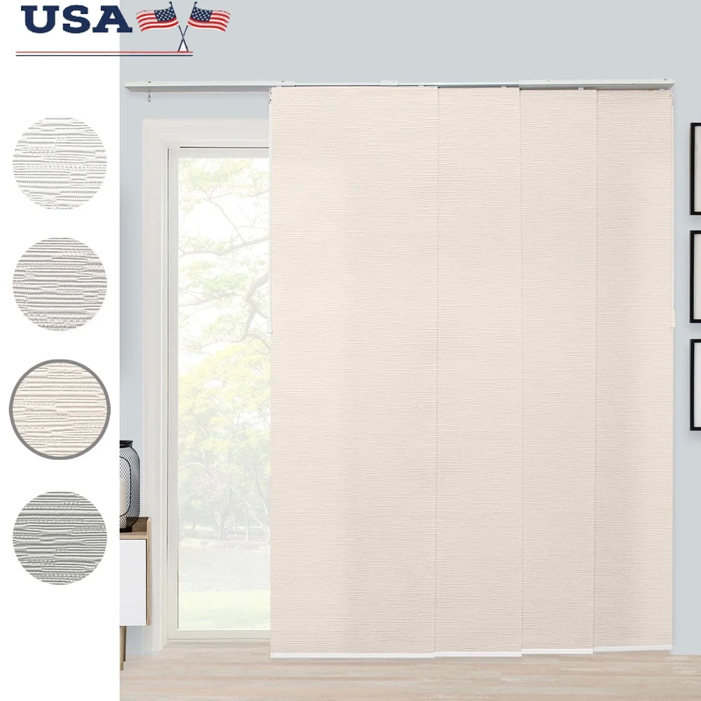 

Регулируемые раздвижные панели, жалюзи, стеклянные двери, разделитель комнаты, светофильтрующая ткань, простая установка, энергоэффективный современный дизайн