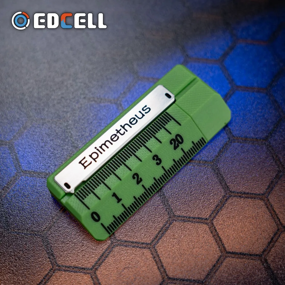 WANWUEDC&ROGUE G10 SS Ruler Mechanical Push Slider EDC Tools Stress Office Gadgets Escritorio Autism Toys