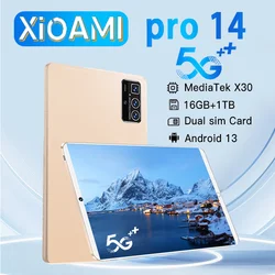 Global Android 13 Pad 2024 Pro 14 Tablet 12/16GB 1TB  12000mAh 10 Core GPS WIFI Tablet PC Android Dual SIM Tab 100% Original