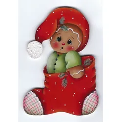 Wyczyść pieczęć i Meatl cięcia Gingerbread Man przezroczyste DIY silikonowe pieczątki Scrapbooking kartki dekoracyjne