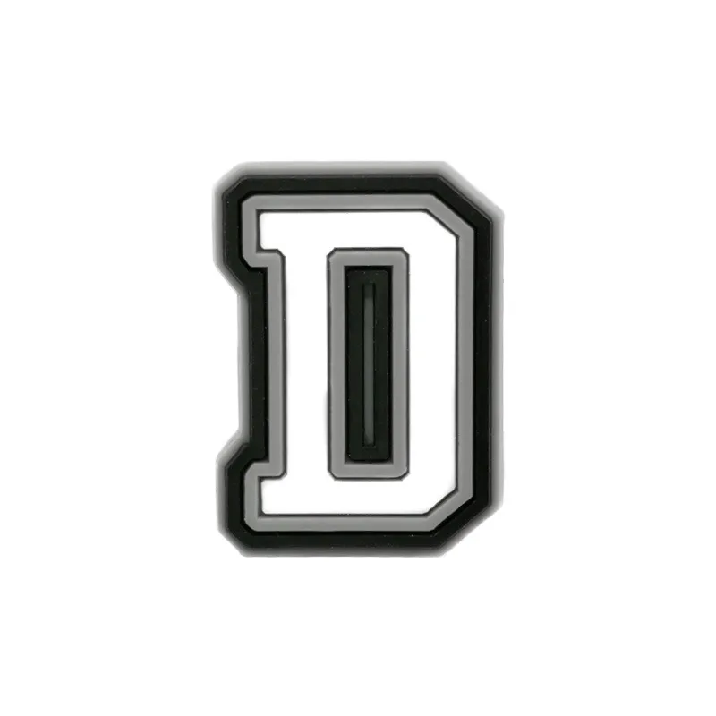 White Letters Shoe Charms for Crocs Accessories Sandals Women Clogs Pins Men Badges Kids Jeans Boy Girls Decoration Buckle Shoes image 6