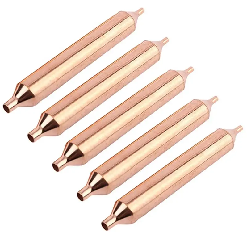 EYFL-5Pcs For Refrigeration Filter Dryer Set Made Of Copper With Molecular Sieve To Clean Water Flow In Refrigerator 16Mm
