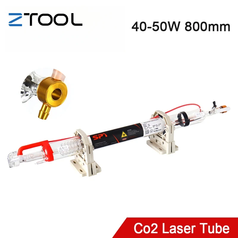 

Co2 Glass 40W Laser Tube 800mm Glass Laser Lamp for CO2 Laser Engraving Cutting Machine