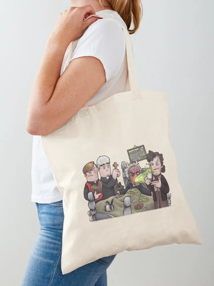 

Irish priest exorcism Tote Bag Women's beach bags Shopper handbag shopper bag women Beach bag