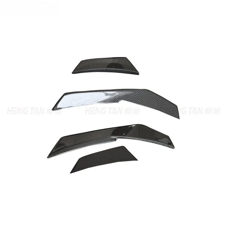 

Подходит для 16-18 Audi R8, передний бампер из углеродного волокна, воздушный нож, модифицированный передний бампер, декоративная перегородка, перегородка