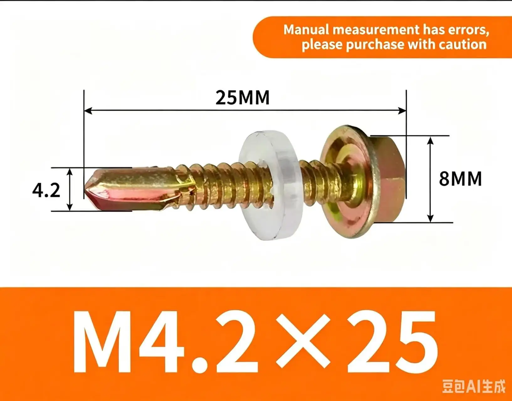 Hex Flange Self Drilling Screws Color Zinc Plated Metal Roofing Screw With EPDM Washer For Steel Sheet Iron Plate