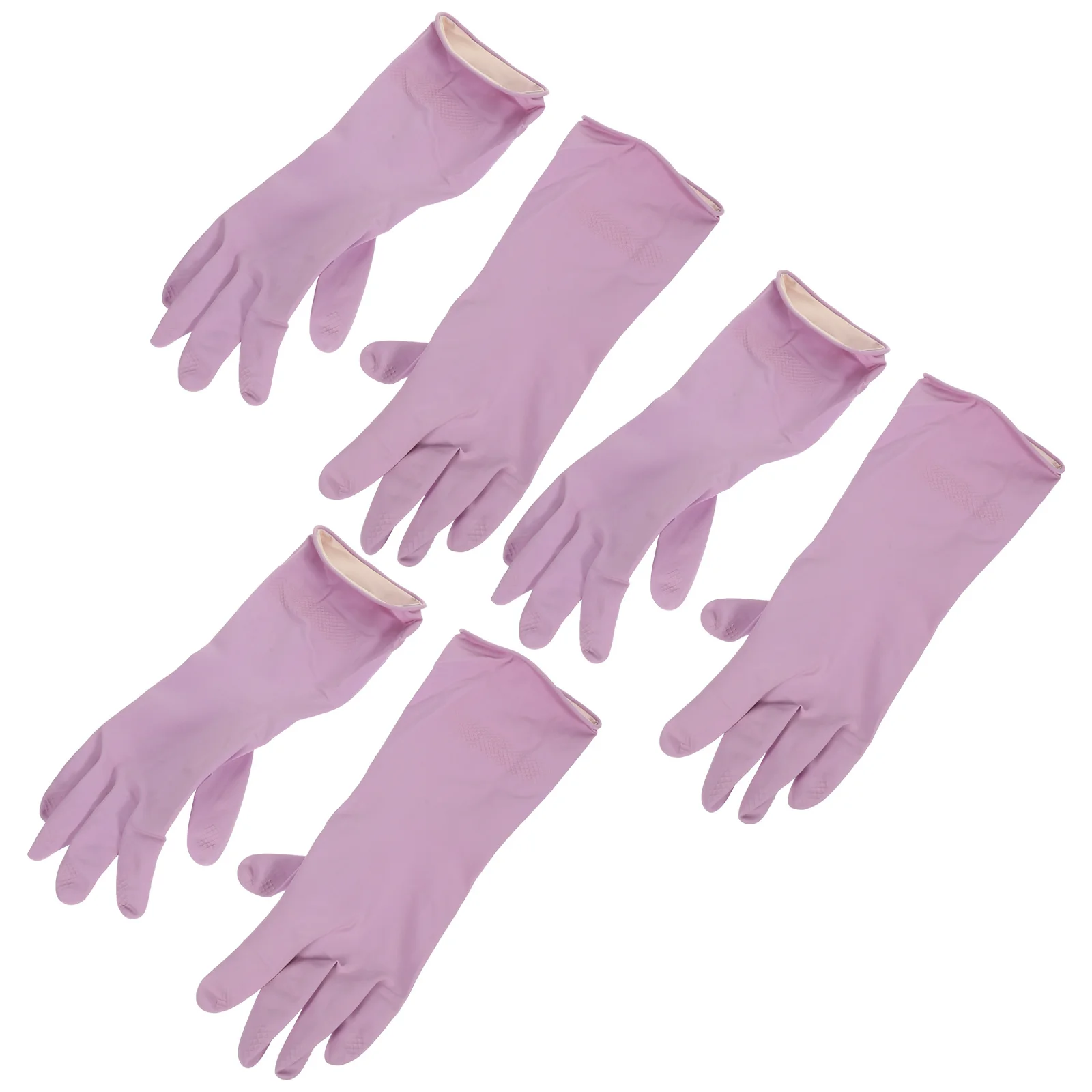 

3pcs Kitchen For Washing Dishes Dishwashing Kitchen Cleaning Gloves Lengthened For Household Washing Reusable Waterproof Gloves