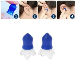 5 Pairs Silicone Flight Earplugs Noise Reduction Reusable Sleep Earplug Pressure Equalization Noise Cancel Ear Plugs Airplane