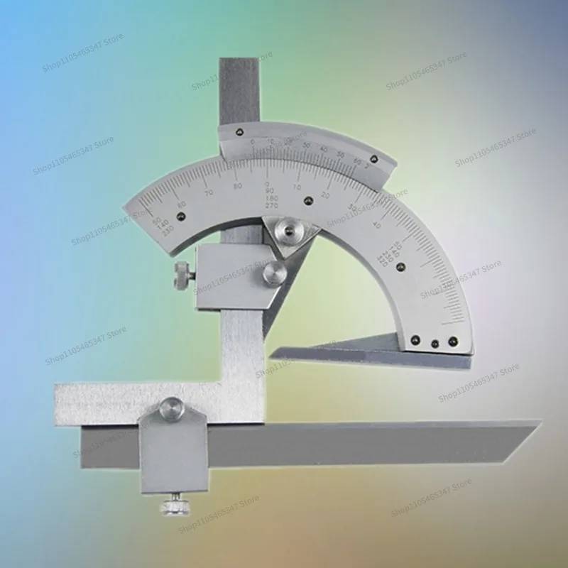 For High Carbon Steel Ignores Poor Economy Fine-tuning Protractor, Universal Angle Ruler 0-320 °