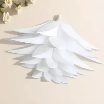 

Halloween Lotus Lampshade Modern White Pendant Light Shade For Home Bedroom Party Garden Iq Pp Ceiling Chandelier Puzzle Light