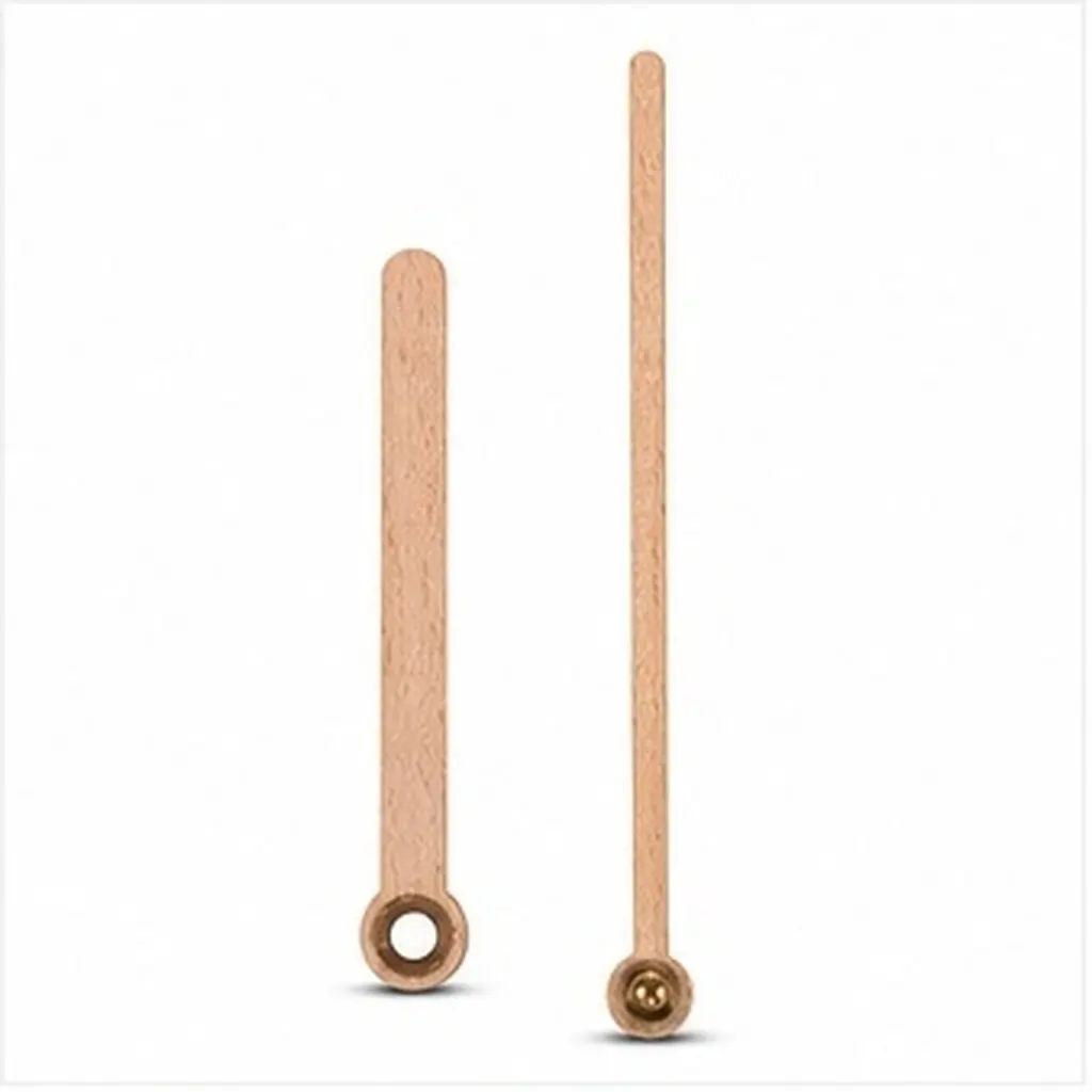 1Set Sturdy Wooden Clock Hands Set Versatile Clock DIY Parts for Craft Clocks Cross Stitch Frames Wall Clocks Replacement