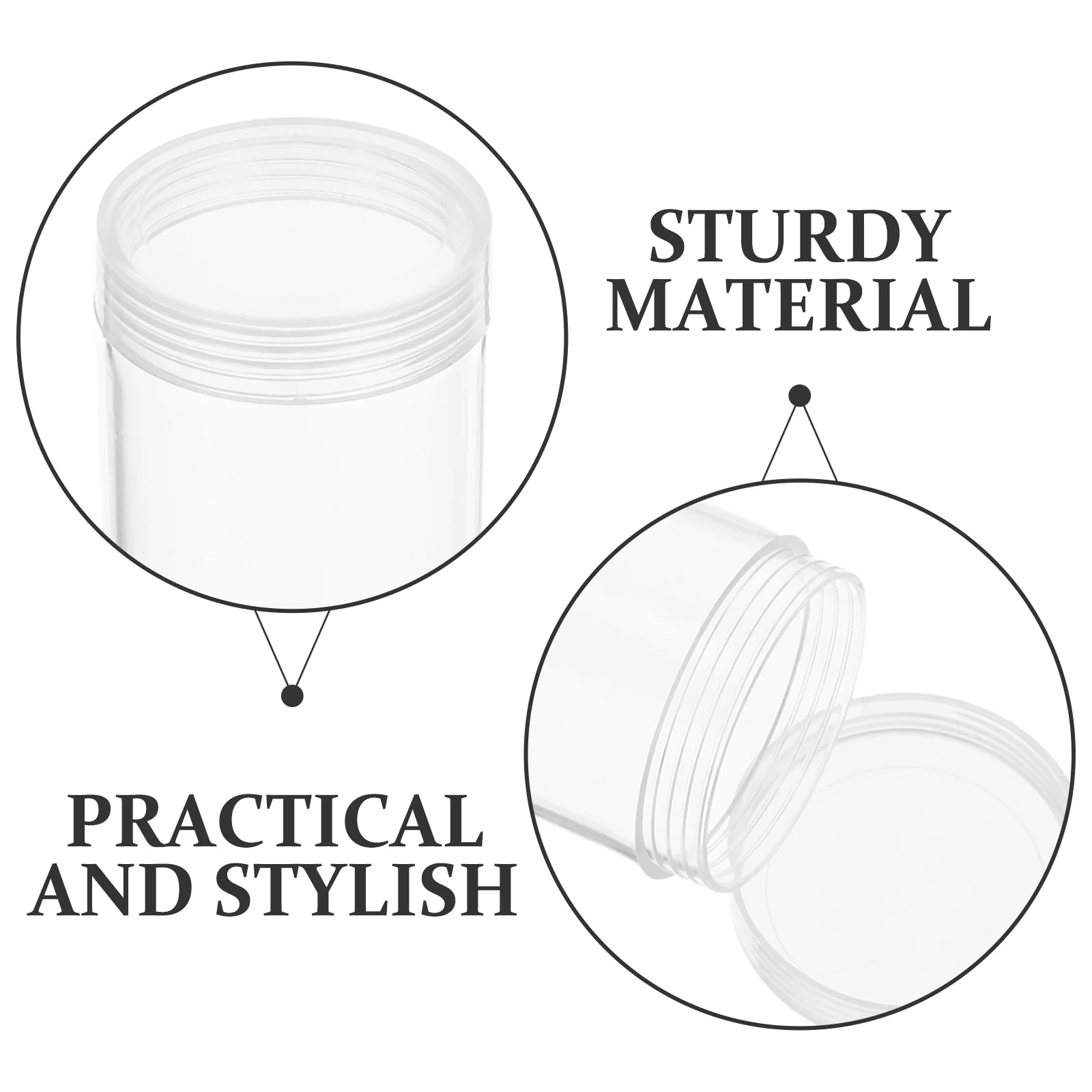 8Pcs Transparent Coin Protection Tubes Clear Plastic Holders Secure Caps for Quarters Collectibles Coin Storage Collection