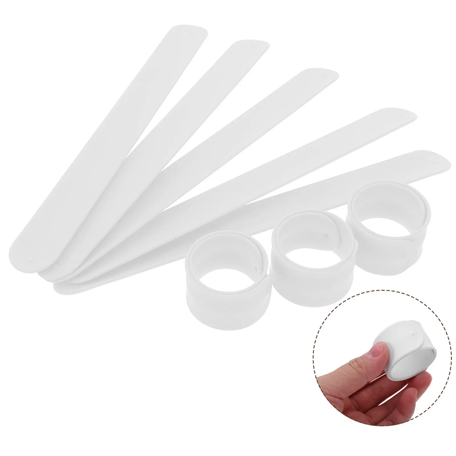 

12 шт. силиконовых браслетов-слэпов без надписей для самостоятельного изготовления, для вечеринок, дней рождения, Хэллоуина, Рождества