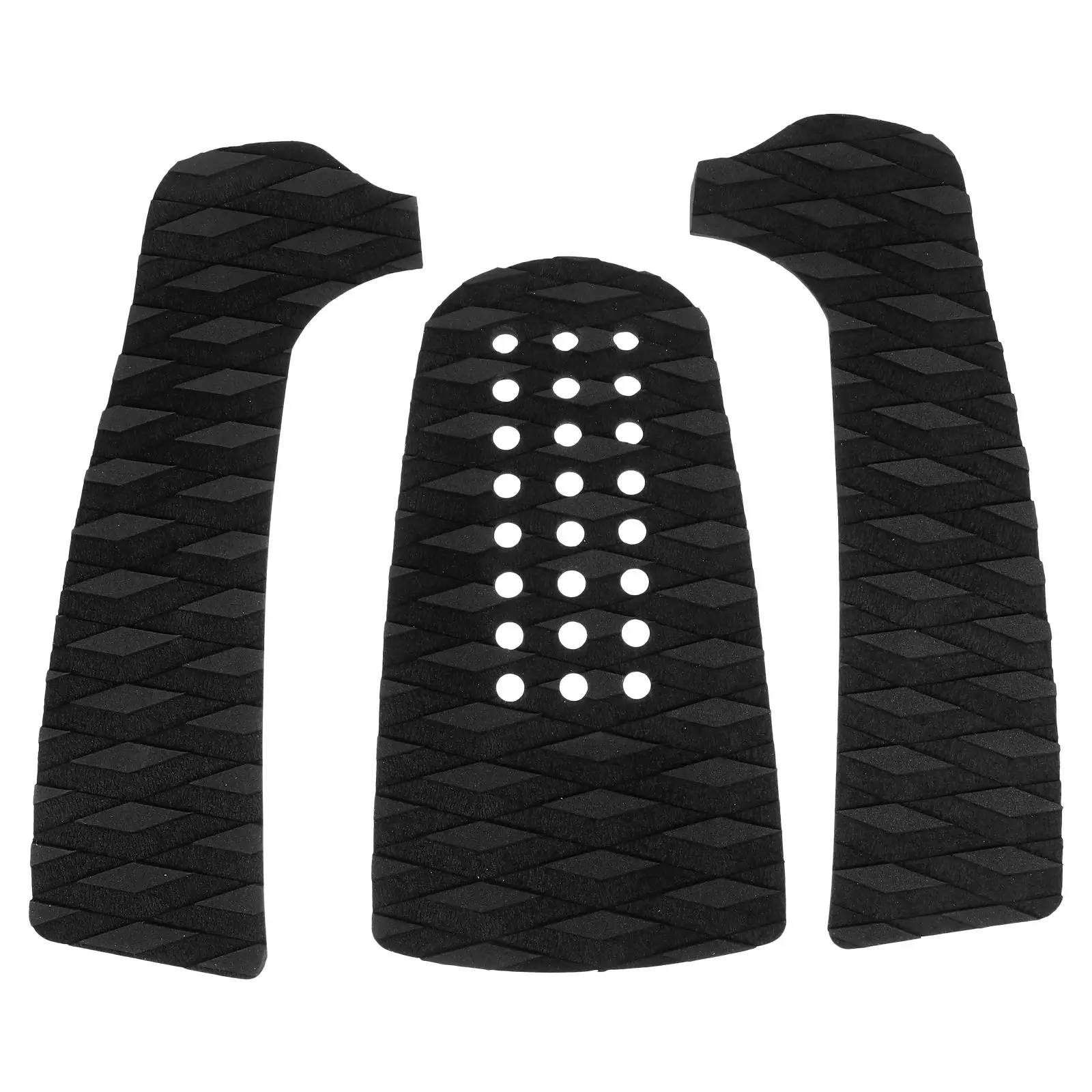 3 Pcs Non-slip Mat Surfboard Grip Inserts Eva Traction Pad Accessories Deck Pads