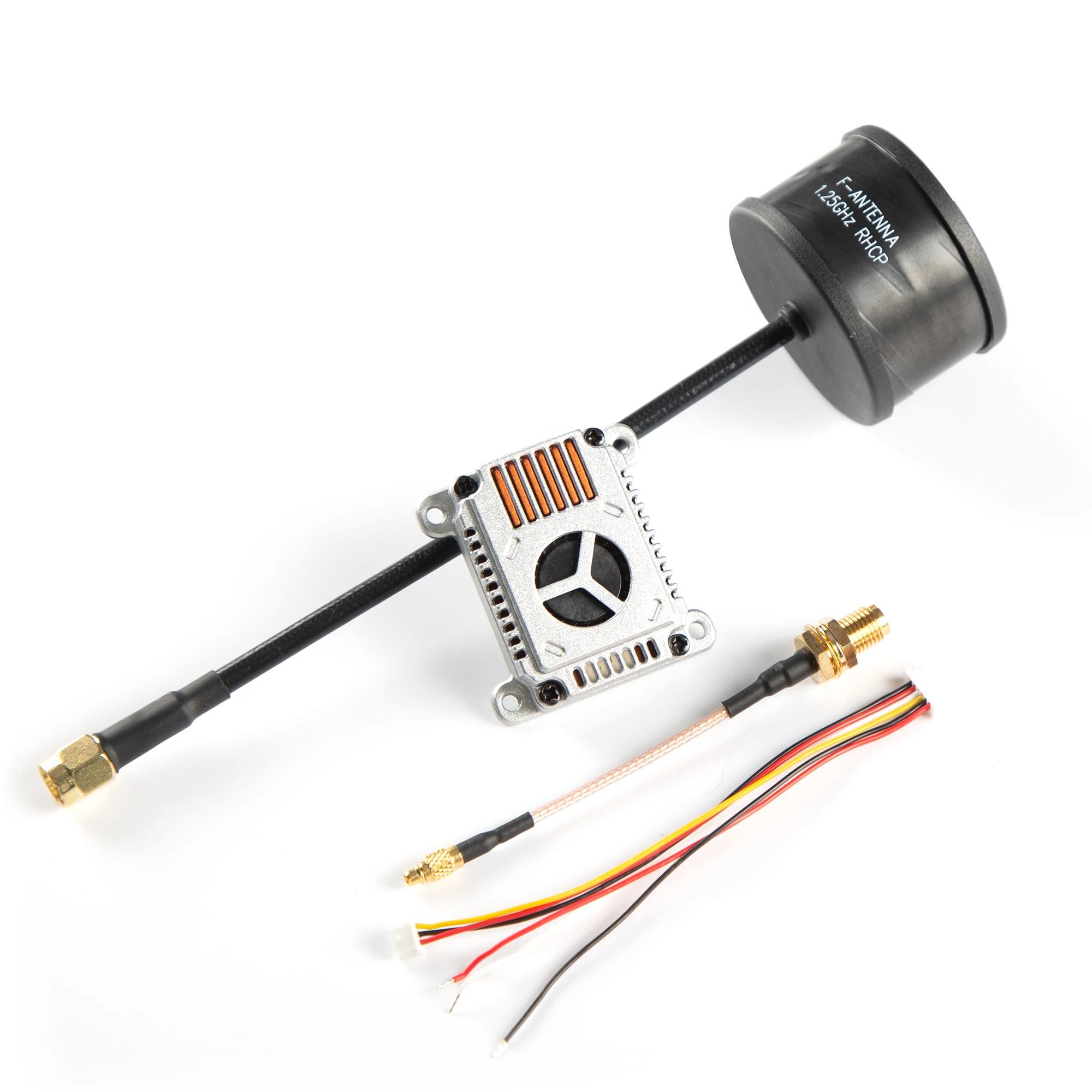1,2 GHz 1 W/1,6 W/3 W VTX Umschaltbares Videosendermodul 1,2 G VRX 9CH mit Kabel für Long Rang Racer Drone Multirotor DIY Teile