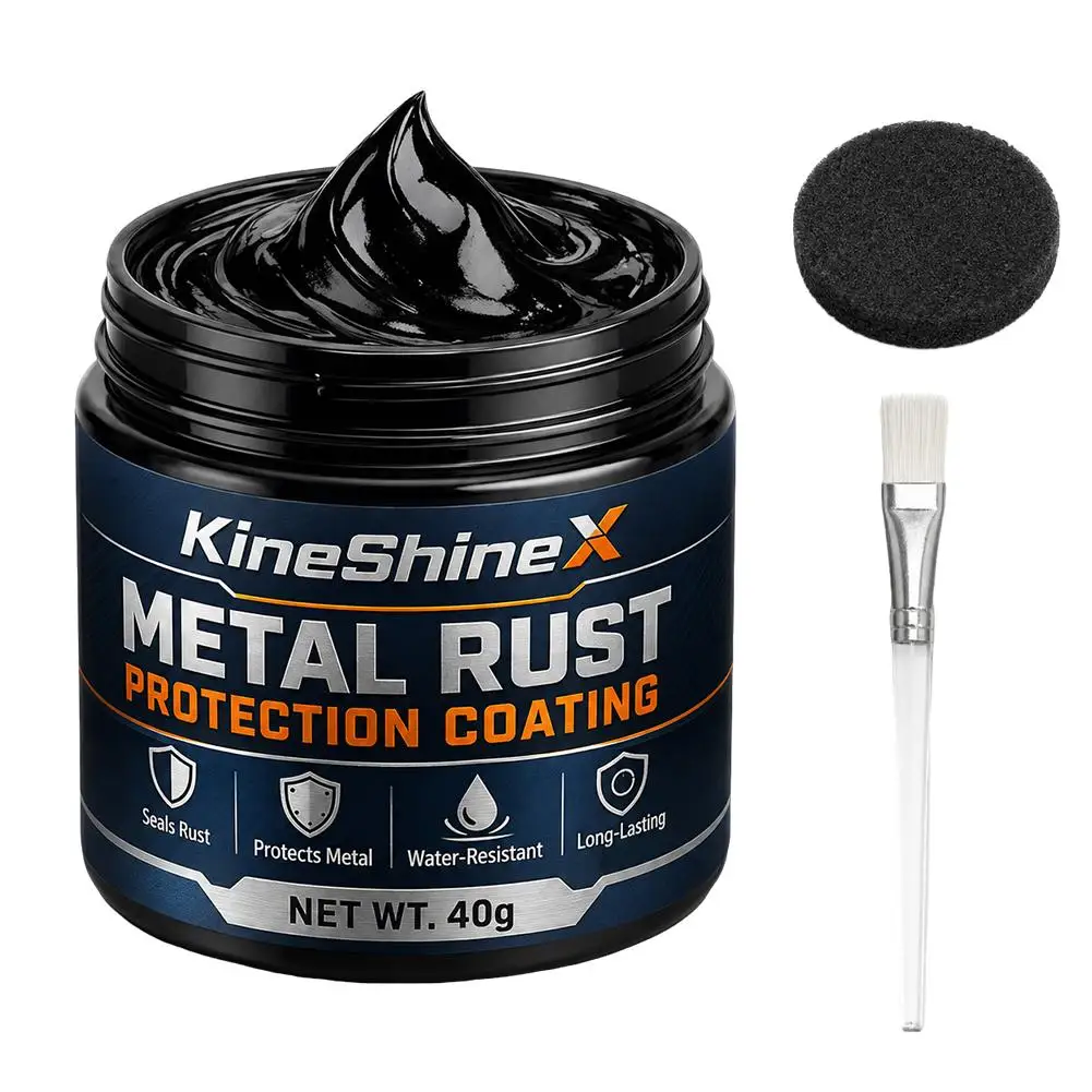 Anti Rust Repair Paste For Metal Rust Protection Advanced Rust Conversion Technology Black Repair Paste For Car Garden Tools