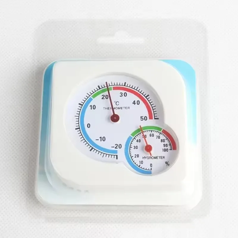 2 In 1 MIni Wet Hygrometer Humidity Thermometer Temperature Meter Mechanical Classic Homeuse Indoor Outdoor Garden Cellar