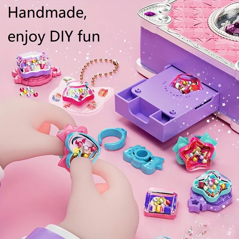 Универсальная волшебная книга, детские игрушки для рукоделия, креативная 3D машина для наклеек, ручная работа, сделай сам, ювелирный брелок, подарочная коробка, набор для девочек