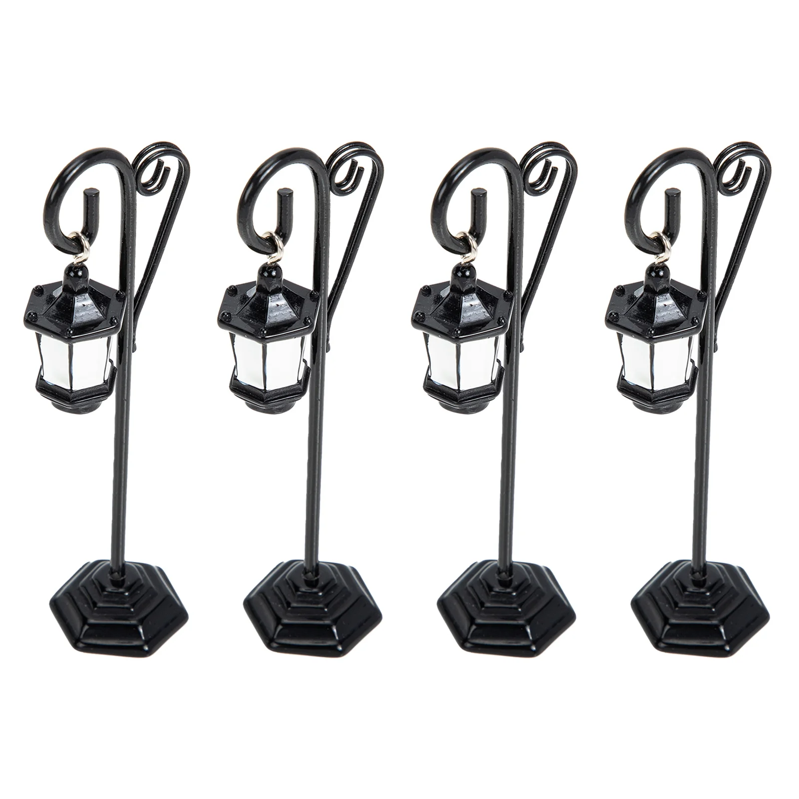 

4pcs Metal Lamp Place Card Holders Photo Clips Decorative Note Stands for Wedding Party Table Decoration Metal Memo Clips