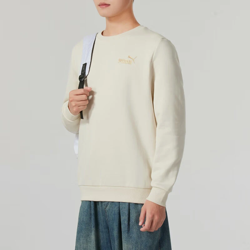 

Puma genuine 2024 new men's sports fleece warm round neck sweatshirt 682725-87